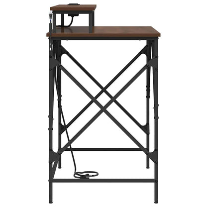 Schreibtisch Braune Eiche 100 x 50 x 86.5 cm Holzwerkstoff