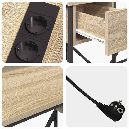 Schreibtisch Sonoma Eiche 120 x 79 x 86.5 cm Holzwerkstoff