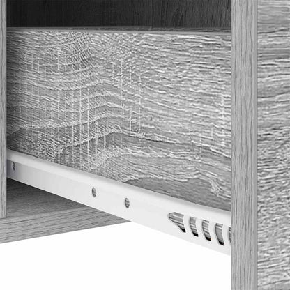 Nachttisch Grau Sonoma 30 x 48 x 61 cm Holzwerkstoff