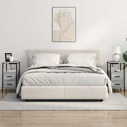 Nachttisch Grau Sonoma 30 x 48 x 61 cm Holzwerkstoff