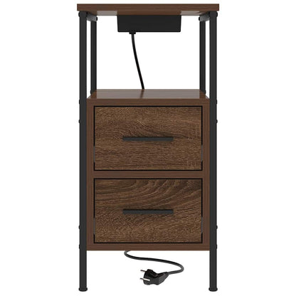 Nachttisch Braune Eiche 30 x 48 x 61 cm Holzwerkstoff