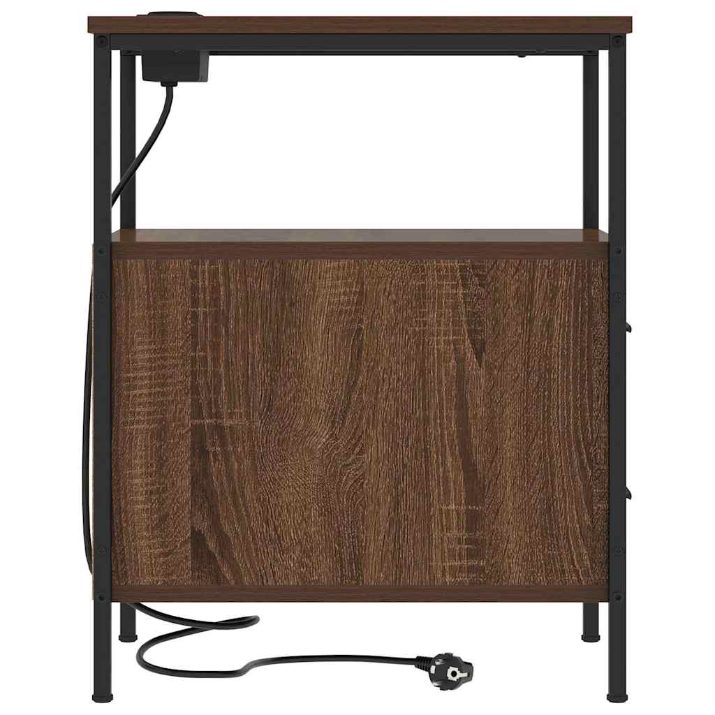 Nachttisch Braune Eiche 30 x 48 x 61 cm Holzwerkstoff