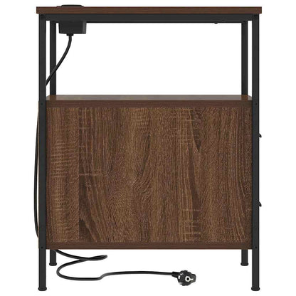 Nachttisch Braune Eiche 30 x 48 x 61 cm Holzwerkstoff