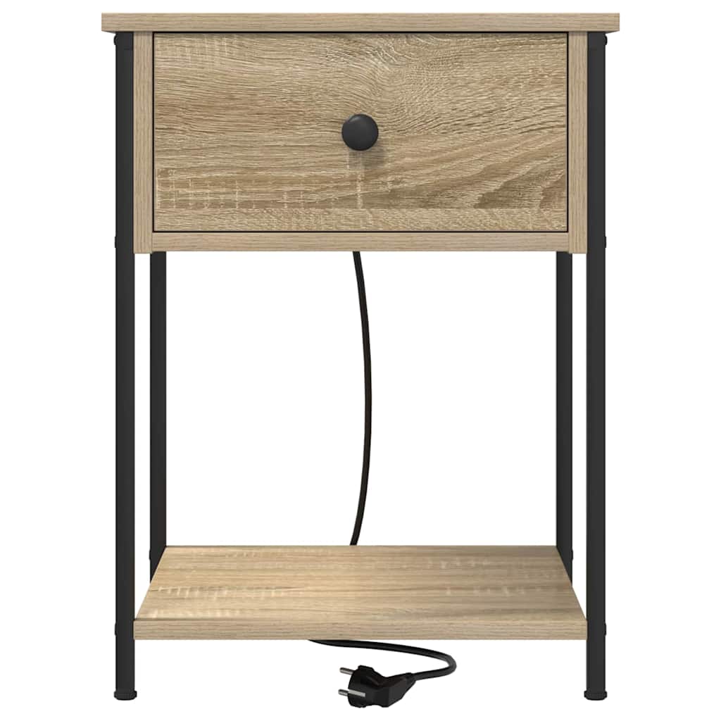 Nachttisch 2 pcs Sonoma Eiche 42 x 41 x 56 cm Holzwerkstoff