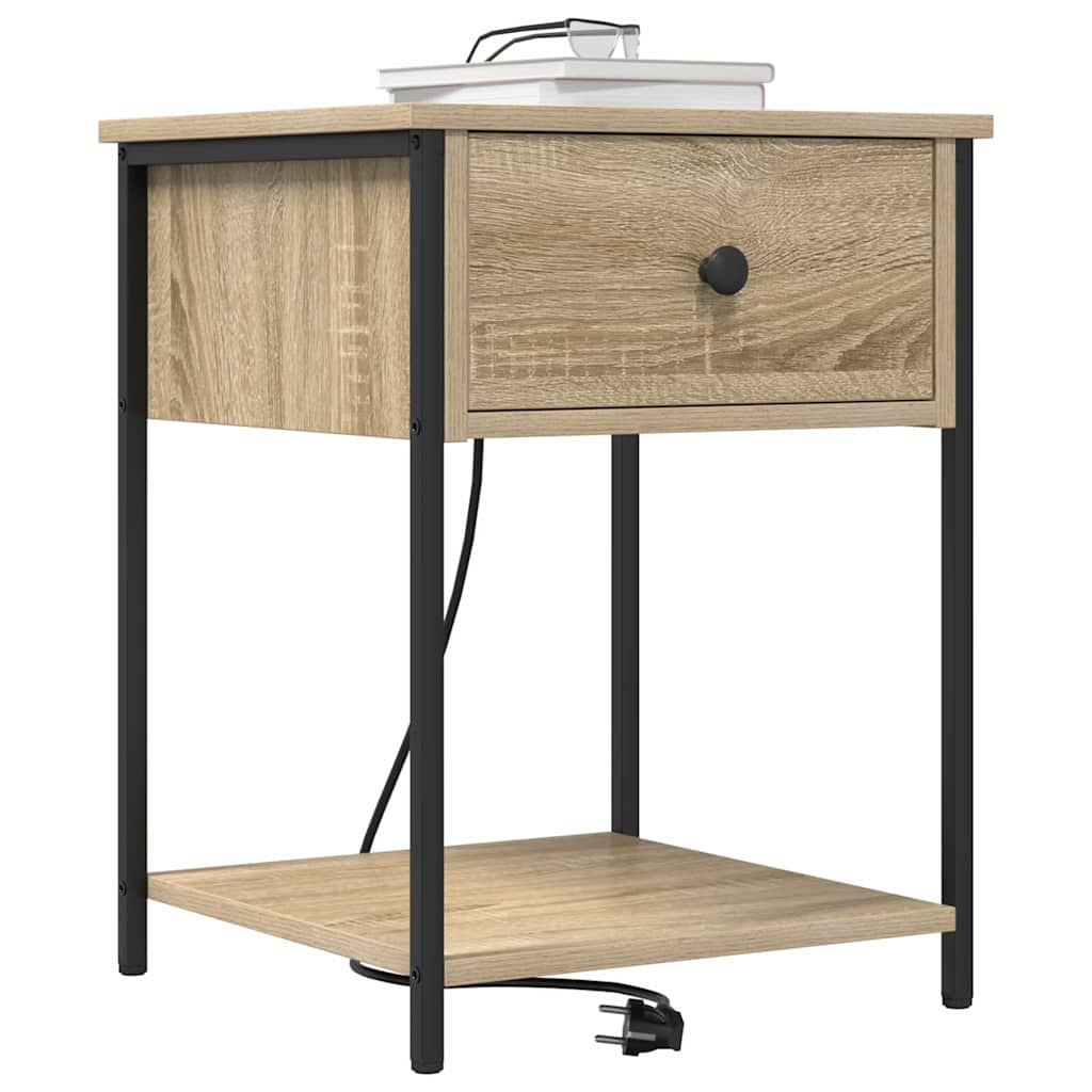Nachttisch 2 pcs Sonoma Eiche 42 x 41 x 56 cm Holzwerkstoff