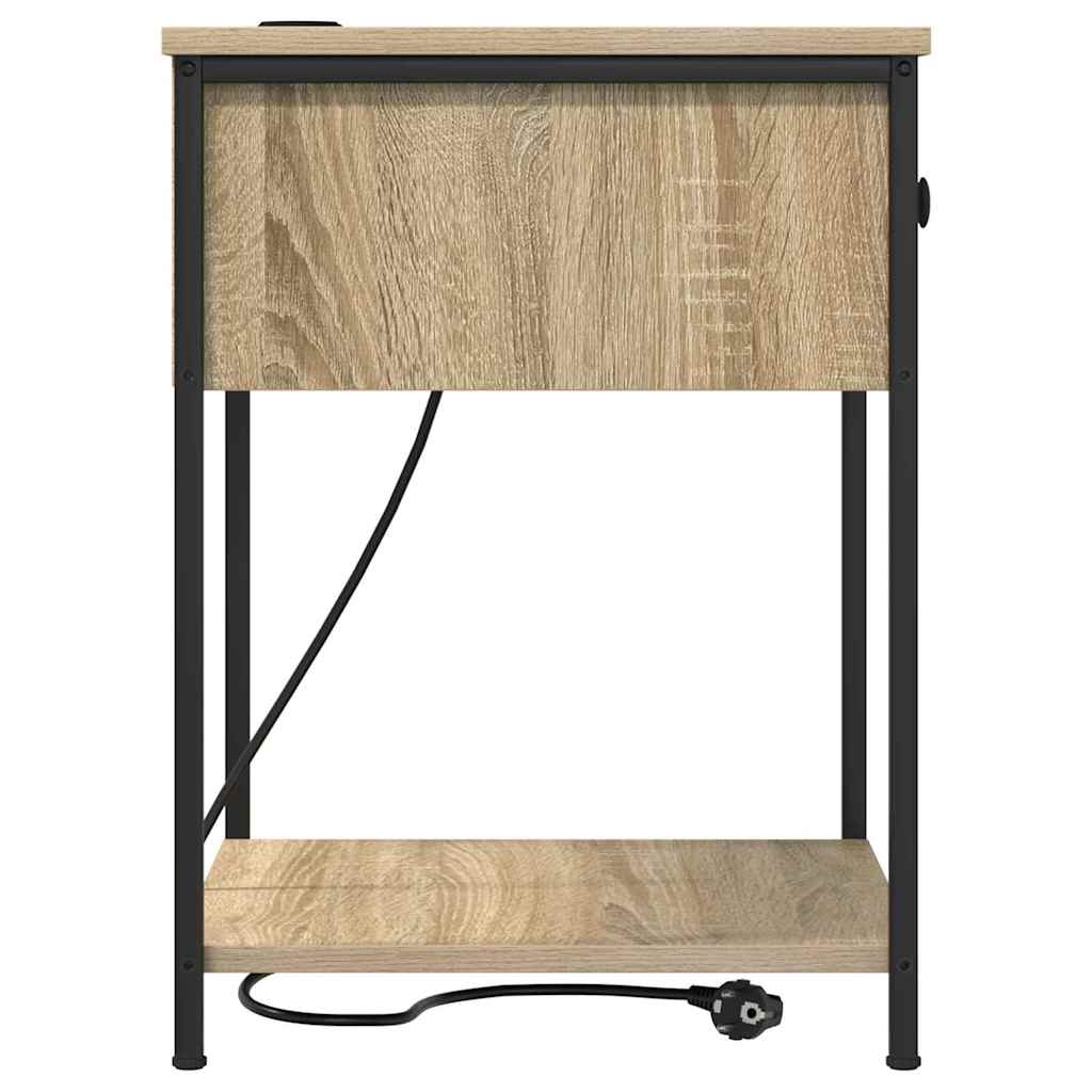 Nachttisch 2 pcs Sonoma Eiche 42 x 41 x 56 cm Holzwerkstoff