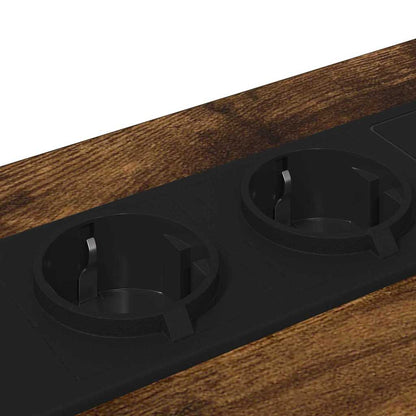 Nachttisch Geräucherte Eiche 42 x 41 x 56 cm Holzwerkstoff