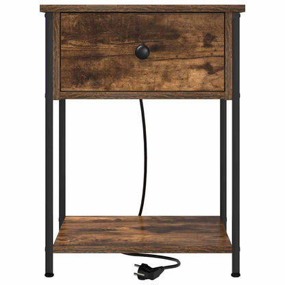 Nachttisch Geräucherte Eiche 42 x 41 x 56 cm Holzwerkstoff