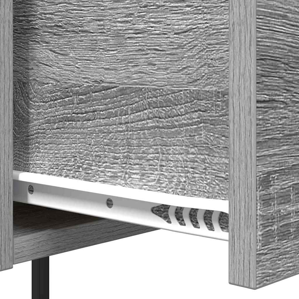 Nachttisch 2 pcs Grau Sonoma 42 x 41 x 56 cm Holzwerkstoff