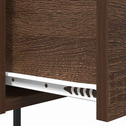 Nachttisch 2 pcs Braune Eiche 42 x 41 x 56 cm Holzwerkstoff
