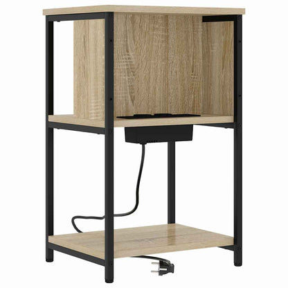 Nachttisch 2 pcs Sonoma Eiche 38 x 31 x 61 cm Holzwerkstoff