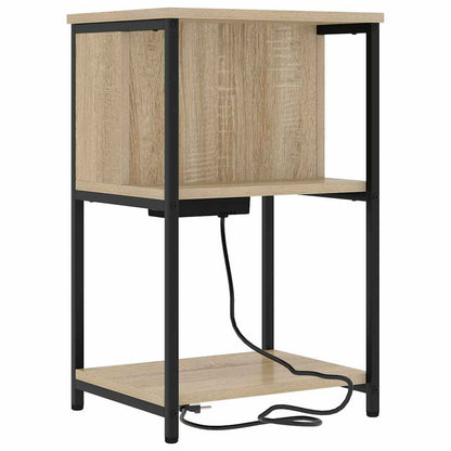 Nachttisch 2 pcs Sonoma Eiche 38 x 31 x 61 cm Holzwerkstoff
