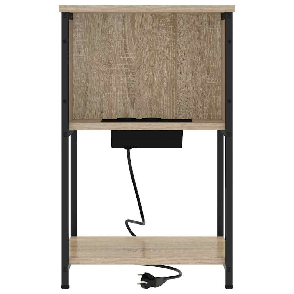 Nachttisch 2 pcs Sonoma Eiche 38 x 31 x 61 cm Holzwerkstoff