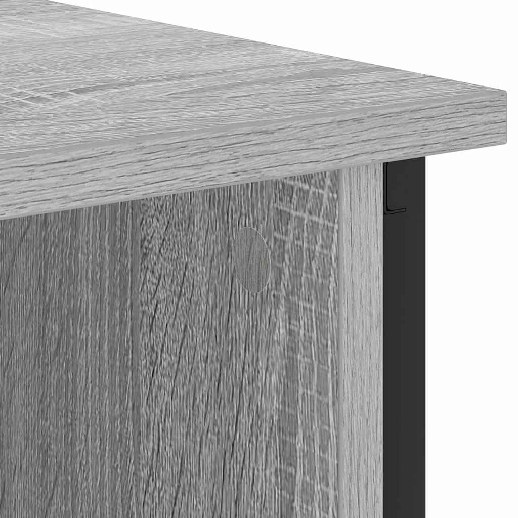 Nachttisch 2 pcs Grau Sonoma 38 x 31 x 61 cm Holzwerkstoff