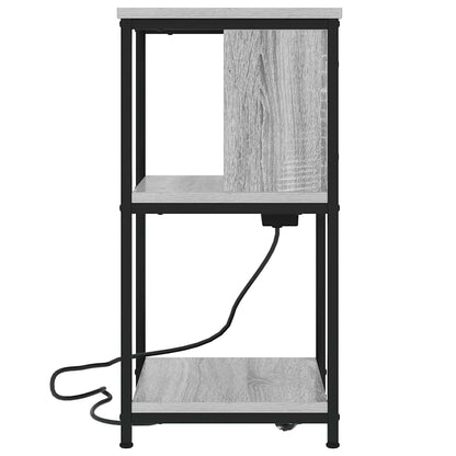 Nachttisch 2 pcs Grau Sonoma 38 x 31 x 61 cm Holzwerkstoff