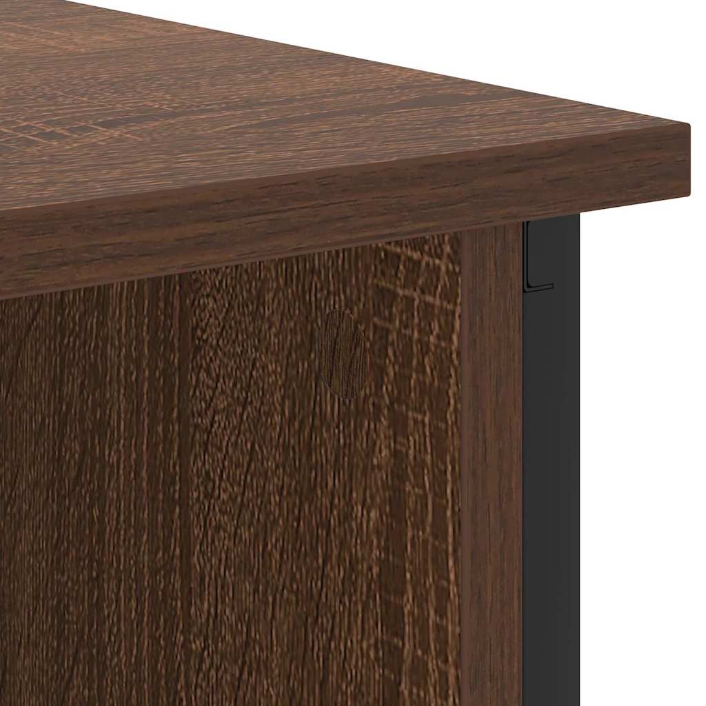 Nachttisch 2 pcs Braune Eiche 38 x 31 x 61 cm Holzwerkstoff