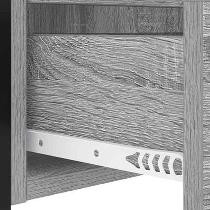 Nachttisch 2 pcs Grau Sonoma 40 x 31 x 60 cm Holzwerkstoff