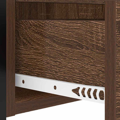 Nachttisch Braune Eiche 40 x 31 x 60 cm Holzwerkstoff