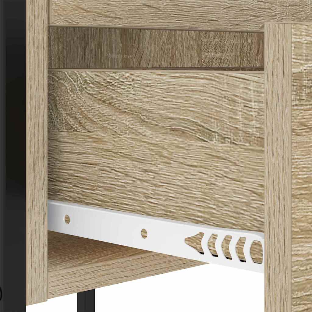 Nachttisch 2 pcs Sonoma-Eiche 42 x 41 x 61 cm Holzwerkstoff