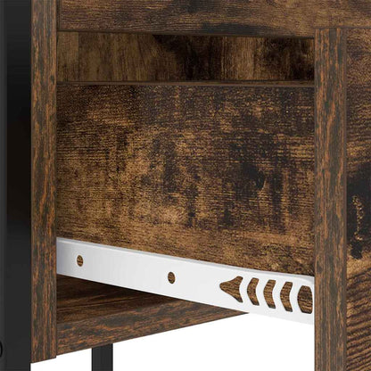 Nachttisch Geräucherte Eiche 42 x 41 x 61 cm Holzwerkstoff