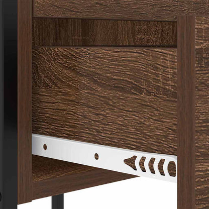 Nachttisch Braune Eiche 42 x 41 x 61 cm Holzwerkstoff
