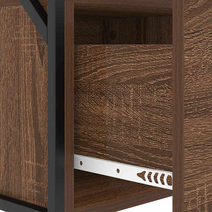 Nachttisch 2 pcs Braune Eiche 40 x 31 x 60 cm Holzwerkstoff