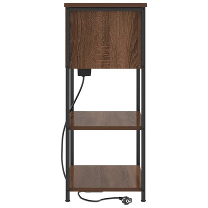 Nachttisch Braune Eiche 55 x 31 x 76 cm Holzwerkstoff