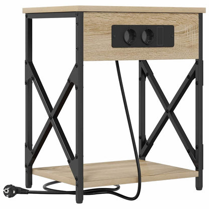 Nachttisch 2 pcs Sonoma Eiche 41 x 31 x 51 cm Holzwerkstoff