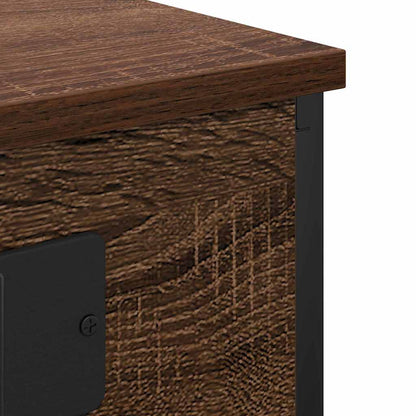 Nachttisch Braune Eiche 41 x 31 x 51 cm Holzwerkstoff