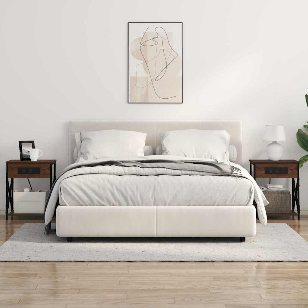Nachttisch Braune Eiche 41 x 31 x 51 cm Holzwerkstoff