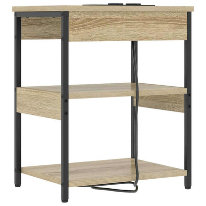 Nachttisch 2 pcs Sonoma Eiche Holzwerkstoff