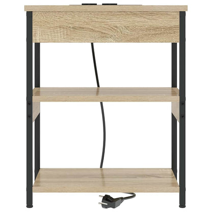 Nachttisch 2 pcs Sonoma Eiche Holzwerkstoff