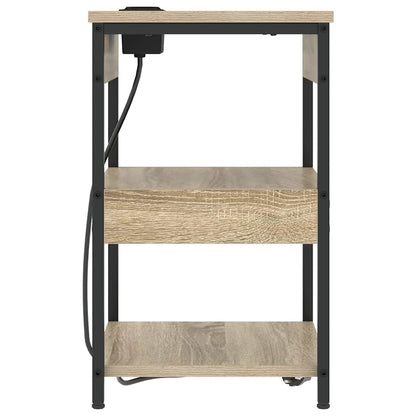Nachttisch 2 pcs Sonoma Eiche Holzwerkstoff