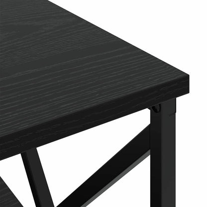 Nachttisch 2 pcs Schwarze Eiche 41,5 x 40,5 x 55 cm