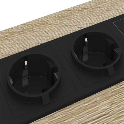 Nachttisch 2 pcs Sonoma Eiche 41,5 x 40,5 x 55 cm Holzwerkstoff