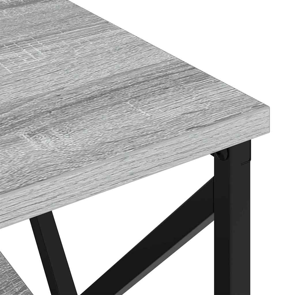 Nachttisch 2 pcs Grau Sonoma 41,5 x 40,5 x 55 cm Holzwerkstoff