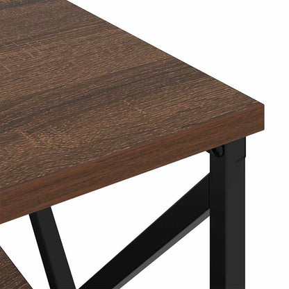 Nachttisch 2 pcs Braune Eiche 41,5 x 40,5 x 55 cm Holzwerkstoff