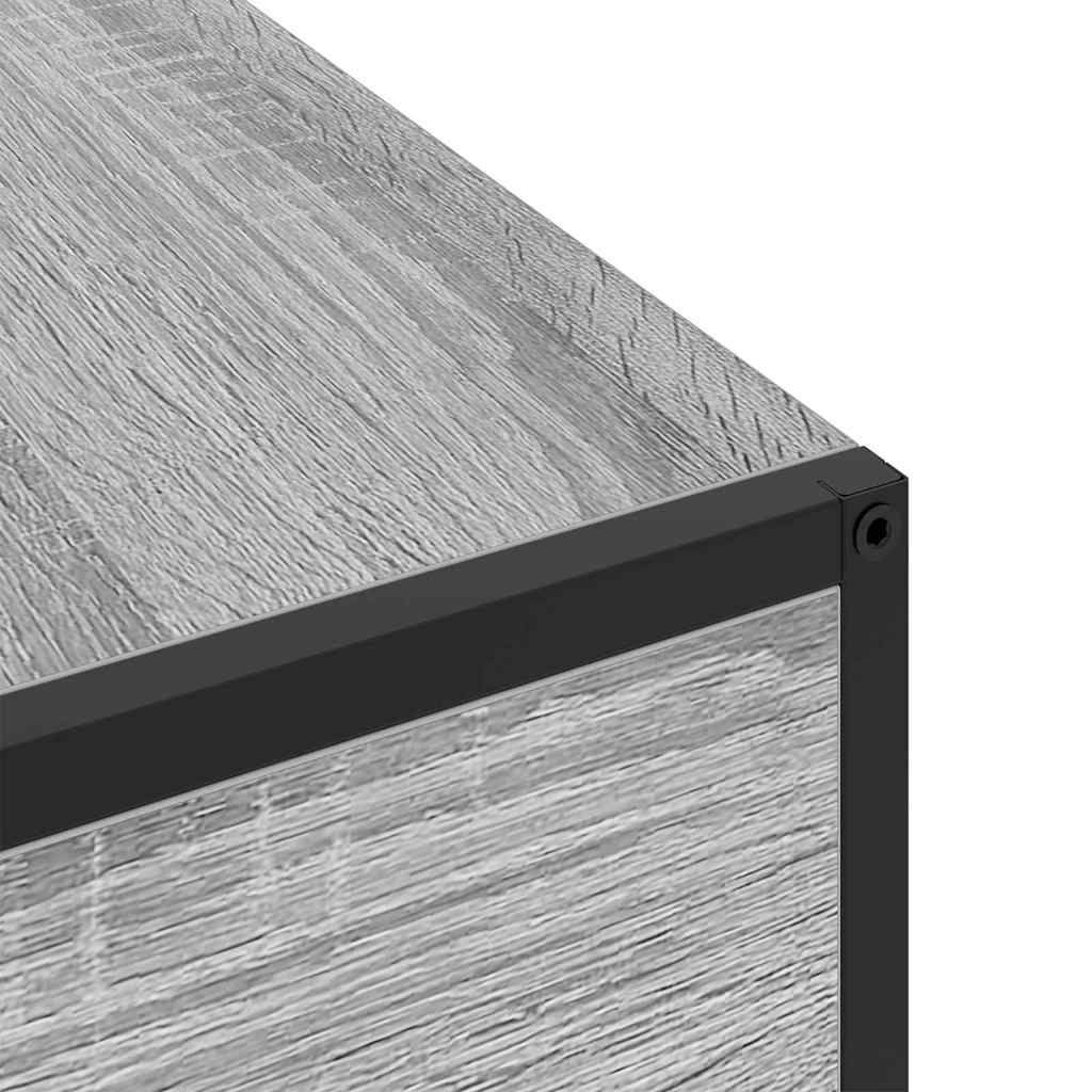 Nachttisch Grau Sonoma 40 x 27 x 76 cm Holzwerkstoff