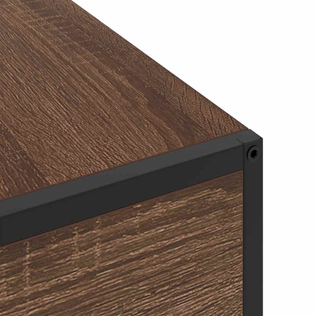Nachttisch Braune Eiche 40 x 27 x 76 cm Holzwerkstoff