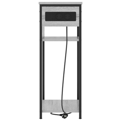 Nachttisch Grau Sonoma 28,1 x 40,9 x 75 cm Holzwerkstoff