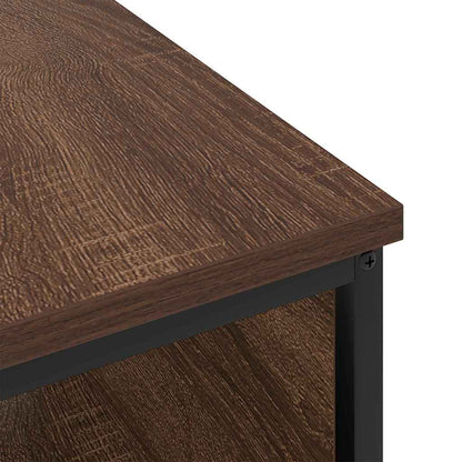Nachttisch Braune Eiche 41 x 28 x 76 cm Holzwerkstoff