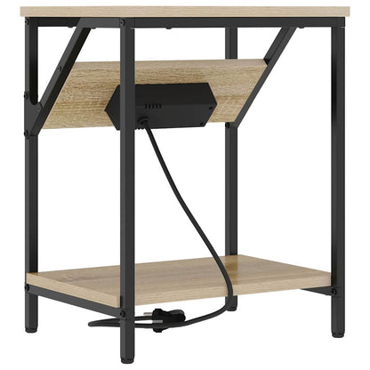 Nachttisch 2 pcs Sonoma Eiche 38 x 30 x 48 cm Holzwerkstoff