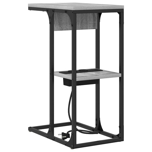 Nachttisch Grau sonoma 41,5 x 26 x 60,5 cm Holzwerkstoff