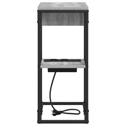 Nachttisch Grau sonoma 41,5 x 26 x 60,5 cm Holzwerkstoff