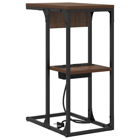 Nachttisch Braun Eiche 41,5 x 26 x 60,5 cm Holzwerkstoff
