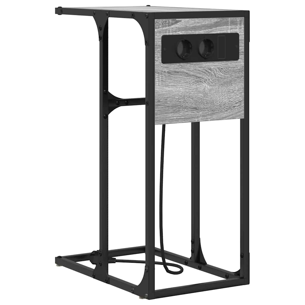 Nachttisch Grau Sonoma 41,5 x 26 x 60,5 cm Holzwerkstoff