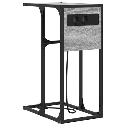Nachttisch Grau Sonoma 41,5 x 26 x 60,5 cm Holzwerkstoff