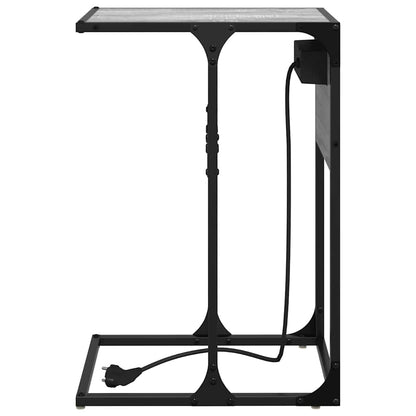 Nachttisch Grau Sonoma 41,5 x 26 x 60,5 cm Holzwerkstoff