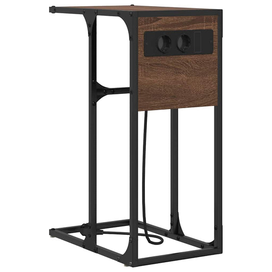 Nachttisch Braune Eiche 41,5 x 26 x 60,5 cm Holzwerkstoff