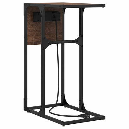 Nachttisch Braune Eiche 41,5 x 26 x 60,5 cm Holzwerkstoff